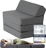 DYNMC you Schlafsessel mit Bettfunktion Klappbar - Klappsessel mit Schlaffunktion - Gäste Schlafsessel Klappbar - Sessel mit Schlaffunktion Klappmatratze Sessel - Schlafsofa Schlafsessel Gästebett