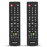 2 PCS Universal Fernbedienung Fernseher für Samsung, TV-Fernbedienungen für Samsung Smart TV, Universalfernbedienung BN59-01199F,Ersatzfernbedienung für Samsung