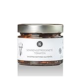 DELIGREECE - Sonnengetrocknete Tomaten | Würzig-fruchtige, sonnengetrocknete Tomaten, verfeinert mit Kräutern in Olivenöl. Getrocknete Tomaten, perfekt für mediterrane Gerichte | 270g