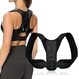 XYTAHDM Rücken Geradehalter, Haltungskorrektur Rücken, Rückenstützgürtel für Damen und Herren,für eine ergonomische, die Linderung von Nacken-, Schulter- und Oberen Rückenschmerzen,für 40-80kg