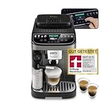 De'Longhi Magnifica Evo Next ECAM312.80.TB, Kaffeevollautomat mit 13 Getränken (Cappuccino, Espresso, Latte Macchiato), 2,4'' TFT Farbdisplay, LatteCrema Milchsystem, 2-Tassen-Funktion, Titan