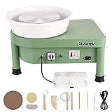 Huanyu Keramik-Maschine mit Fußpedal, 25,4 cm, elektrische Töpfermaschine mit abnehmbarem Becken, für Töpferstudio, Töpferei, Heimwerken, Töpferei, Schule