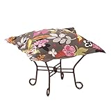 Howard Elliott Runder Beistelltisch mit Marmoroberfläche, mattschwarzer Stahlrahmen, Beistelltisch mit mattweißer Marmoroberfläche, für Nachttisch, Wohnzimmer, Partys und Büro, 50,5 x 45,7 cm