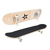 HUDORA Skateboard Venice Beach - Modernes Board mit Aufdruck - Kinder und Jugendliche - Mehrfarbig - 12143