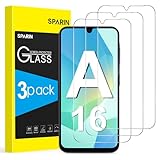 SPARIN 3 Stück Panzer Schutz Glas für Samsung Galaxy A16 4G/5G, 6,7 Zoll, HD Displayschutzfolie, 9H Härte, Kratzfest