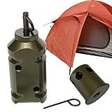 ulapithi Messgerät Trip Wire Alarm Perimeter Trip Alarm Camping Trip Alarm Anti Intrusion Perimeter Trip Alarm Portable Outdoor Detector Alarmanlage für Camping und Eigentum Sicherheit