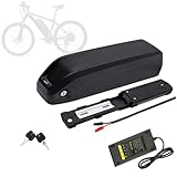 HJGHY Anderson,48V 10.4Ah, 36V 10Ah 13Ah 15Ah 18Ah 20Ah 52V Unterrohr-E-Bike-Lithium-Akku 48V 10Ah 13Ah 15Ah 18Ah 17,5Ah Elektrofahrrad-Akku mit Ladegerät