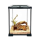 Reptile Growth Reptilien-Terrarium, 20x 20 x 30 cm, Reptilien-Tank mit Schiebetür-Belüftung, für Vogelspinne, Einsiedlerkrebs, springende Spinne, Leguan, Schildkröte, Leopardgecko, Frosch,