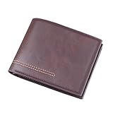 Kartenhalter Portmonee Herren Leder Portmonee Geldbeutel Mit Kette Checkkartenhülle Kleine Kellner Geldbörse Kartenetui Personalisiert Groß Portemonnaie Reißverschluss Brieftasche Geräumiges Wallets