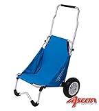 Ascan Surf Buggy - für den Transport von Sport und Freizeit Zubehör, wie Surfboard Kanu, Kajak, Surfbrett Zuladung 50kg 107 x 66 x 77cm, 4,7kg - kann als Sitz (100kg) verwendet Werden.