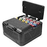 EPP-Thermobox Faltbar, Warmhaltebox 26L, Thermobox für Essen, Klappbar Multifunktional Kühlbox Groß, Isolierklappbox, Isolierbox für Camping und Picknick, 43 * 43 * 25cm