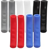 GARVALON 5 Paare Rutschfeste Silikon Bremshebel schutzhüllen für Mountainbike Stoßdämpfend und Schweißabsorbierend Passgenau für Bremsgriffe Langlebiger Schutz vor Zufällige Farbe