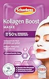 Schaebens Kollagen Boost Maske - die Intensivpflege für glattere und jünger aussehende Haut mitKollagen, Bakuchiol und Traubenkernöl für anspruchsvolle Haut, 2 Anwendungen