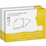 2x Patris Health® Leberfunktionstest, Selbsttest, erkennt ALT- und AST-Enzyme im Blut, Überwachung für frühzeitige Diagnose von Leberverletzungen