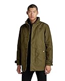 G-STAR RAW Herren Padded trench, Grün (dark olive D23627-D342-C744), L