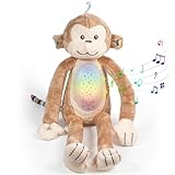 PENGBU RC Einschlafhilfe Babys, Abnehmbarem Spieluhr Baby Junge Mädchen Kinder, Kuscheltier mit 10 Musik und Baby Licht Sternenhimmel, Weinen Erkennungs Sensor, Kinderwagen Babybett Spielzeug Hängend