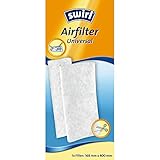 Melitta Airfilter SW10631 Abluftfilter universal, Papier, Weiß
