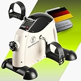 Fjoerdesports Mini-Heimtrainer, Arm- und Beintrainer, Bewegungstrainer, 2 in 1, mit Trainingsdisplay, Hometrainer, Verschiedene Widerstandsstufen, Ausdauertraining, grau (41 x 40 x 30,6 cm)