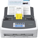 iX1600 ScanSnap Scanner (White) - A4, A5, A6, B5, B6, Visitenkarte, Postkarte, Letter, Legal und Benutzerdefiniert, Duplex, Wi-Fi, USB3.2, (40 Seiten/80 Bilder/Min) mit ADF, White, ADF, 40 ppm