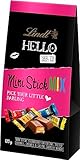 Lindt HELLO Mini-Stick Mix | 120 g | Gefüllte Vollmilch-Schokolade in 4 Sorten (Crunchy Nougat, Strawberry Cheesecake, Cookies & Cream, Salted Caramel)| kleine Schokoladengeschenke