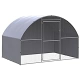 vidaXL Outdoor-Hühnerstall 3x2x2 m Verzinkter Stahl