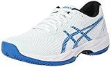 ASICS Herren Gel-Game 9 Clay/Oc Sneaker, White/Tuna Blue, 44 EU