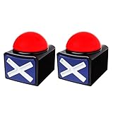 BUYVIKAY Spiel Antwort Buzzer mit Sound -Spiel Show Buzzer- Spiel Buzzer mit Lichtern und Quiz Got Talent Buzzer Familie feud Spiel mit Buzzer Buzzer für Klassenzimmer (2 Pack)