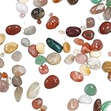 LSYHHXC Flusskiesel Natürlicher kristallfarbener Kies, Pflasterstein, Zierstein for Aquarien