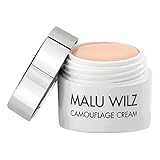 Malu Wilz Camouflage Cream Nr. 14 Light Honey Tan 5g I Camouflage Make up stark deckend I Wasserfeste Concealer Creme für jeden Hauttyp I Zum Abdecken von Tattoos und Hautanomalien