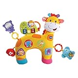 VTech Baby Giraffenkissen – Niedliches Kissen zum Kuscheln, Spielen in Bauchlage und Rasseln – Für Kinder von 0-24 Monaten