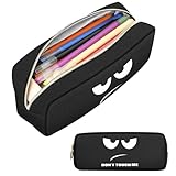 FINPAC Federmäppchen Mäppchen - Große Kapazität Federtasche Stiftetasche Schlamperbox Bleistiftbeutel Schulmäppchen für Schule Büro (Don't Touch)