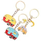 BESPORTBLE 3 Stück Anhänger Schlüsselringe Schlüsselbund Lanyard für Schlüssel Metallschlüsselkette hängende Verzierung aus Metall Metallschlüsselung