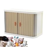 Puppenkleiderschrank - Zusammenklappbarer Kleiderschrank Für Puppenkleider | Aufbewahrung Für Stofftier Kleidung Ankleidetisch Bücherregal Vitrine Kinder Mädchen Enthusiasten Schlafzimmer Zuhause