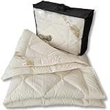 Meivita Merino Schafschurwolle Ganzjahresdecke (155 x 220 cm)