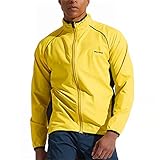 Leichte Windjacke Damen, Regenjacke Herren Windbreaker Fahrrad Sportjacke Einfarbig Übergangsjacke Atmungsaktiv Fahrradjacke Windjacke Wasserdicht Mit Kapuze Sonnenschutz Leichte, Gelb, XL