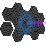 Akustikplatten, selbstklebend, schalldicht, Akustikwandpaneele, hochdichte Schallschutzplatte für Wohnzimmer, Schlafzimmer, Studio, Heimkino, Spielzimmer, Schlafsaal, Badezimmer