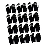 HEALSOPTHY 12Paare Baumwollhandschuhe Arbeitsschutz Bequeme Strapazierfähige für Gartenarbeit Vielseitige Anwendungen Hautfreundlich