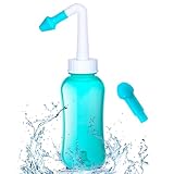 Nasendusche Set 300ml Nasenspülung Flasche Nasenspülkanne zur Sinus Spülung Nasenreinigung BPA-frei Neti Pot für Erwachsene und Kinder