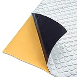 AggSound 2mm 6Stücks 40×25cm Alubutyl Anti Dröhn Dämmmatte, selbstklebend Isolierung für Autos, KFZ Lärmschutz, Schalldämmung und Schallschutz(0,56㎡)