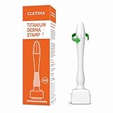 CLETINA 140 Titanium Derma Stamp - Professioneller Micronee.dling Pen - Derma Beauty Pen Alternative - Derma Micronee.dle Pen für Männer Frauen Heimgebrauch