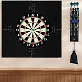 Dart Schallschutz, Dartboard Rückwandschutz, Dartscheiben Wandschutz Lärmschutz, Selbstklebende Dartscheiben Umrandung, 72 X 72 cm, Zur Verbesserung Von Dartspielen