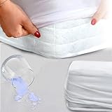 Eve Textile® Wasserdichter Matratzenschoner 60x120 cm Matratzen-Topper Matratzenauflage Inkontinenzauflage & Milbenschutz, Nässeschutz bis 30cm Höhe Boxspringbetten & Betten Maschinenwaschbar