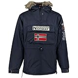 Geographical Norway Herren Boomerang Parka Marineblau S, Navy BLAU, S