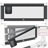 KESSER® Bettschutzgitter 200cm Reise Bett Rausfallschutz verstellbar Bed Guard Rail Bumper, Kinder/Baby, Bettgitter Klappbar, Kinderbett Kinderbettschutzgitter, Tasche, Dunkelgrau, Höhe: 72 bis 96cm
