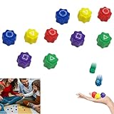 Gxlaihly Traditionelles Koreanisches Spiel,Gonggi Jack Stone Pebbles Set Spiel,Gonggi Korean Game Steine Set für Erwachsene und Kinder,klassischer Hand-Auge-Koordinationsspaß (10pcs)