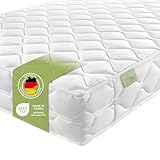 DREAMSTAR Ergo Flex Duo I ergonomische 7-Zonen Kaltschaummatratze I 16 cm hoch I Öko-Tex Zertifiziert I Härtegrad 3 und 4 (H3 & H4) I Made in EU I 100 x 200 cm