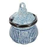 ELAYARD Keramik Sojasaucenspender Japanischer Stil Vintage Essig und Ölkrug für Küche Restaurant Langlebig Leicht zu Reinigen Vielseitiger Gewürzbehälter