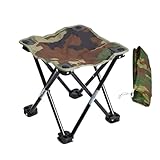 Yonuaret Folding Stool - Einziehbarer Hocker Für Angler | Wasserdichter Klapphocker Für Picknick Camping Garten Angeln Bergsteigen