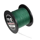 Toyvian 500M Angelschnurgeflecht Hochleistungs Pe Angelschnur Abriebfest für Felsfischen Bootsfischen und Uferfischen Hohe Sensibilität