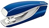 Leitz Büroheftgerät für 30 Blatt, Tacker aus Metall mit Kunststoffelementen, Inkl. 200 Heftklammern, NeXXt Serie, Blau, 55020035